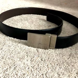 Kenneth Cole men’s black leather belt 36